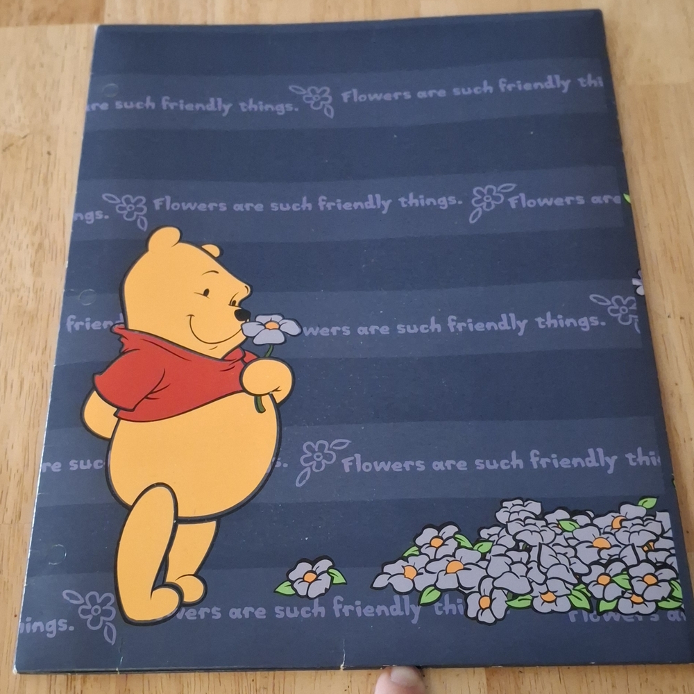 Disney "Disney Welcomes The 2000s Collection" Winnie The Pooh 2-pocket folder